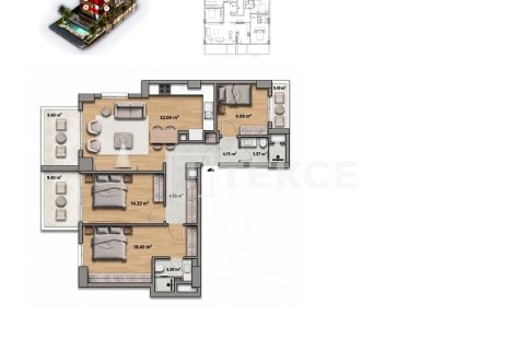 3+1 Wohnung in Alanya, Antalya, Türkei Nr. 238114 - 13