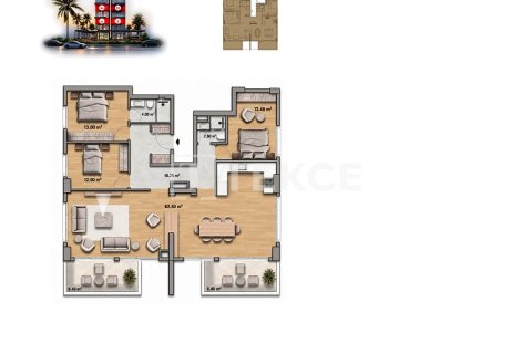 Продажа квартиры  в Аланье, Анталье, Турция 4+1, 205м2, №238115 – фото 12