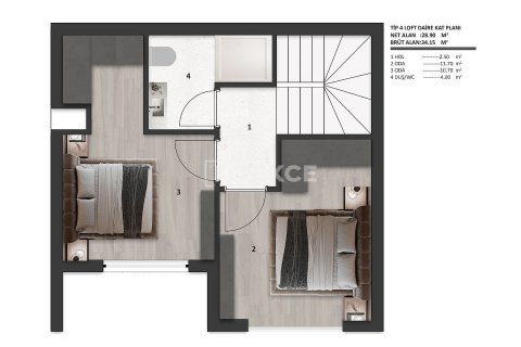 Продажа квартиры  в Анкаре, Турция 2+1, 98м2, №238117 – фото 10
