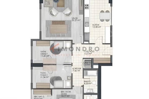 Продажа квартиры в Зейтинбурну, Стамбуле, Турция 3+1, 160м2, №237889 – фото 18