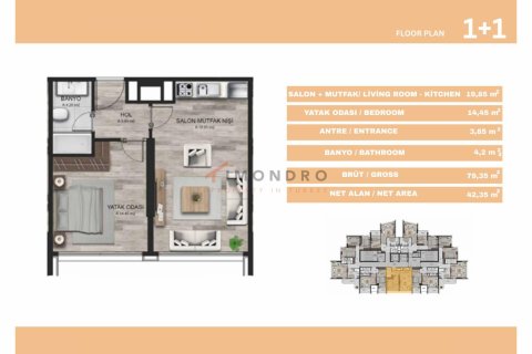 Apartment for sale in Sariyer, Istanbul, Turkey, 2 bedrooms, 106m2, No. 211605 – photo 14