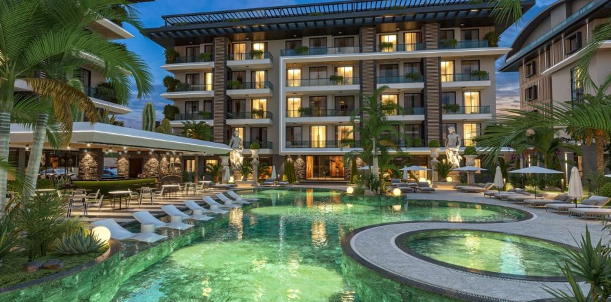 1+1 Apartment in Oba, Antalya, Turkey No. 82847