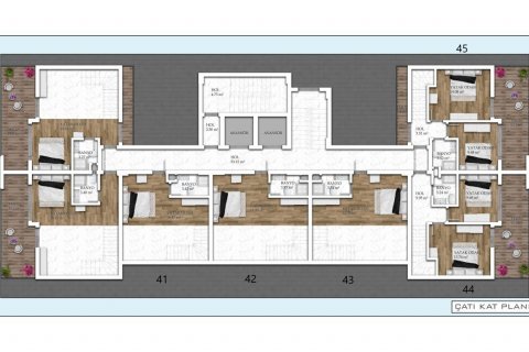Продажа квартиры  в Авсалларе, Анталье, Турция 2 комн., 55м2, №94798 – фото 23