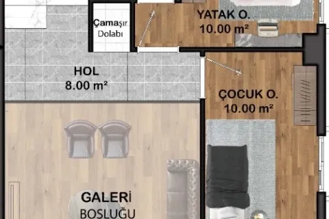 Apartment for sale in Mugla, Turkey, 4 bedrooms, No. 223899 – photo 13