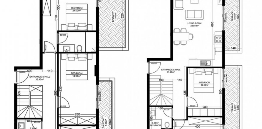 4+1 Penthouse i Yekta Golden Valley, Oba, Antalya, Tyrkiet Nr. 101733