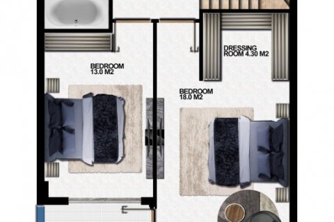 Villa in Alanya, Antalya, Türkei Nr. 99210 - 10