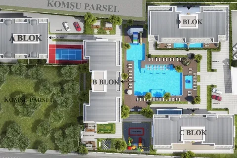 1+1 Lägenhet i Alanya, Antalya, Turkiet Nr. 223628 - 3