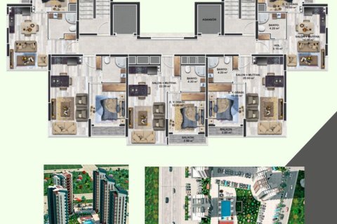 Wohnung in Mezitli, Mersin, Türkei Nr. 227912 - 6