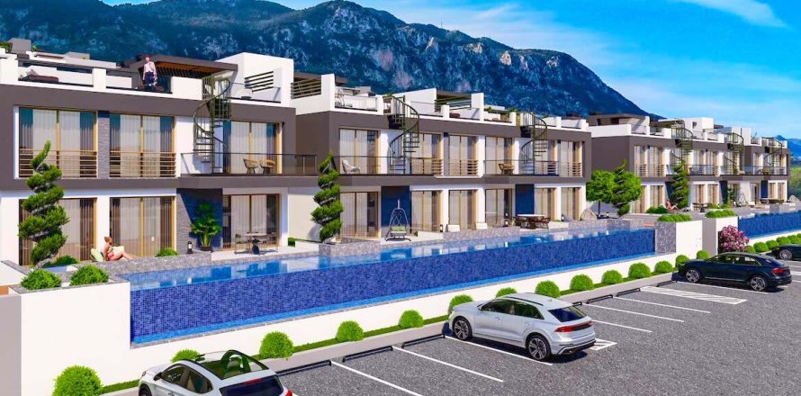 Dubleks daire  2+1  Lapta, Girne,  №214526