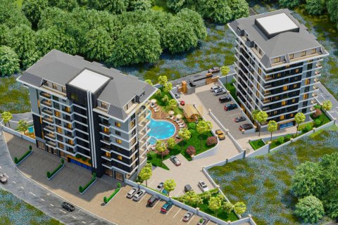 1+1 Lejlighed  i Alanya, Antalya, Tyrkiet Nr. 92234 - 9