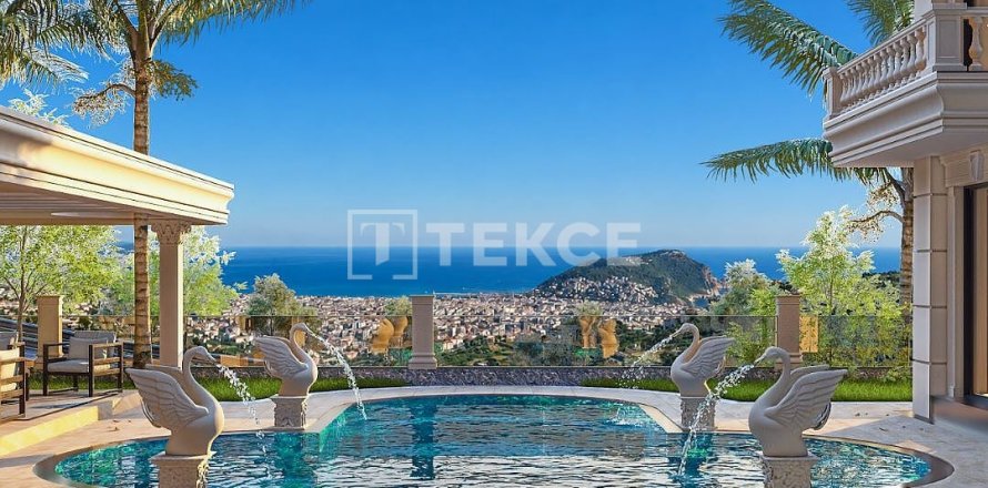 Villa  5+1  Alanya, Antalya, Türkiye №237438