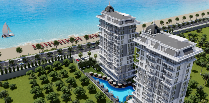 1+1 Lägenhet i Mahmutlar, Antalya, Turkiet Nr. 136792