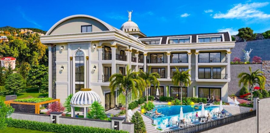 2+1 Lägenhet i Milano Palace Residence, Bektas, Alanya, Antalya, Turkiet Nr. 95918