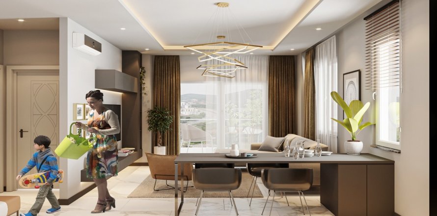 Daire 3+1 Avsallar, Antalya, Türkiye №95902