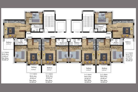 Wohnung  in Ayas, Ankara, Türkei Nr. 227877 - 9