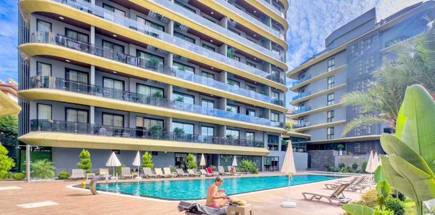 1+1 Lägenhet  i Alanya, Antalya, Turkiet Nr. 213137