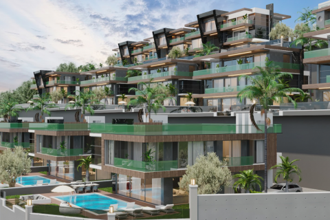 3+1 Villa  in Alanya, Antalya, Türkei Nr. 213139