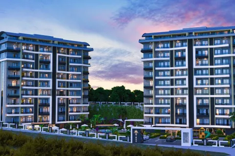 1+1 Lägenhet  i Avsallar, Antalya, Turkiet Nr. 221004