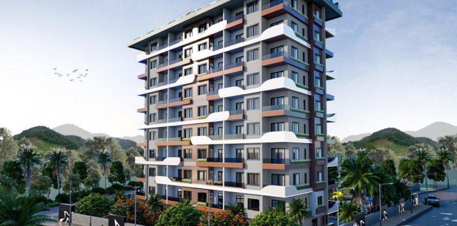 آپارتمان در Demirtas،  Alanya ، ترکیه 40 متر مربع.  شماره 94824