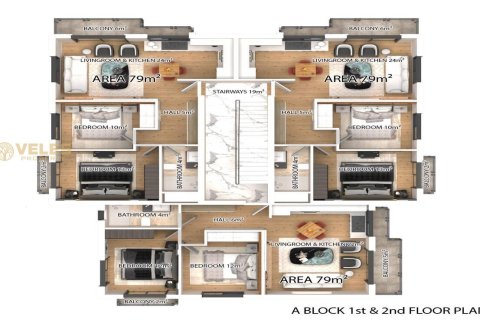 2+1 Lägenhet  i Alsancak, Girne,  Nr. 226764 - 7