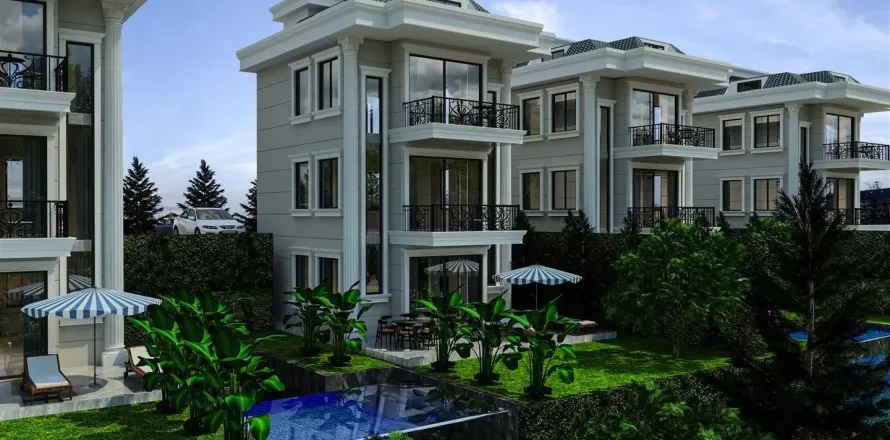 3+1 Villa  i Kestel, Antalya, Tyrkia Nr. 219594