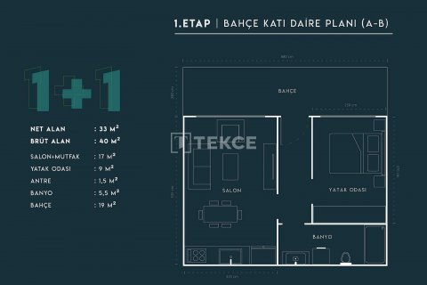 2+1 Lejlighed  i Yalova, Tyrkiet Nr. 158670 - 16