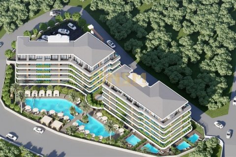 1+1 Lejlighed  i Alanya, Antalya, Tyrkiet Nr. 92228 - 13