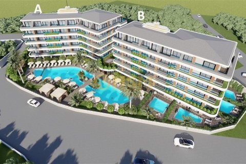 Daire  1+1  Alanya, Antalya, Türkiye №92228