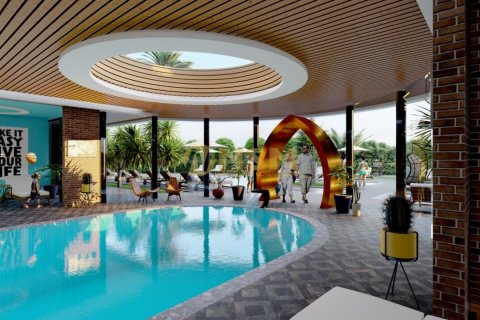 1+1 Lejlighed  i Alanya, Antalya, Tyrkiet Nr. 92228 - 23