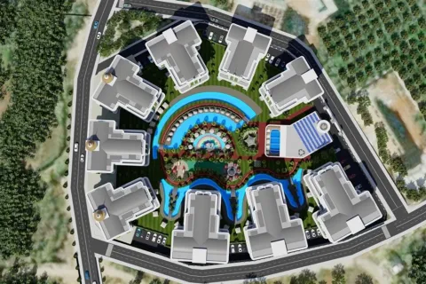 1+1 Leilighet  i Alanya, Antalya, Tyrkia Nr. 223605 - 6