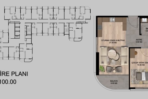 Lejlighed i Tarsus, Mersin, Tyrkiet Nr. 227927 - 30