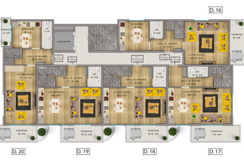 Wohnung in Alanya, Antalya, Türkei Nr. 215255 - 30