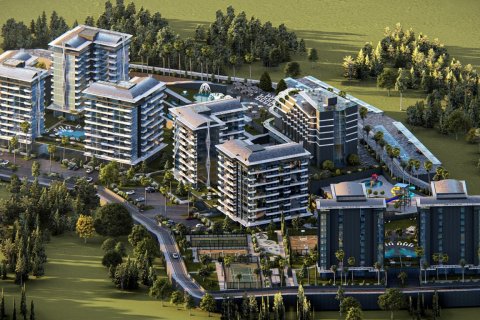1+1 Lejlighed  i Alanya, Antalya, Tyrkiet Nr. 96761