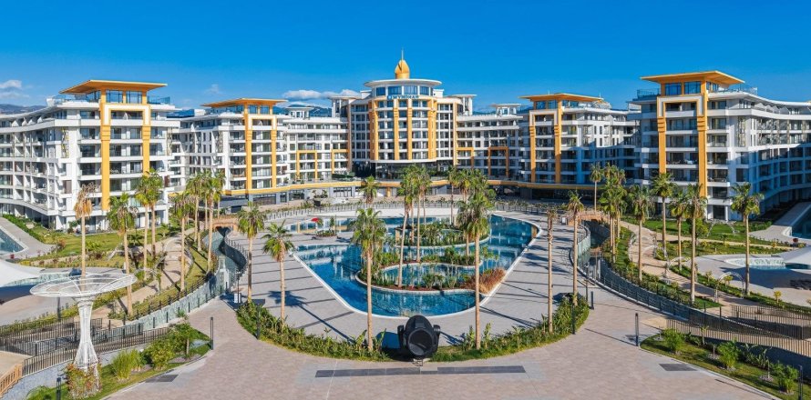 2+0 Lejlighed  i Turkler, Alanya, Antalya, Tyrkiet Nr. 227244