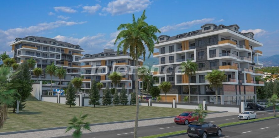 2+1 Leilighet  i Cikcilli, Antalya, Tyrkia Nr. 62684