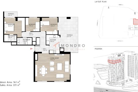Apartment for sale  in Kâğıthane, Istanbul, Turkey, 2 bedrooms, 108m2, No. 212364 – photo 11
