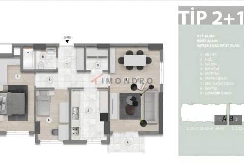Daire 3+1 Başakşehir, İstanbul, Türkiye №217192 - 12