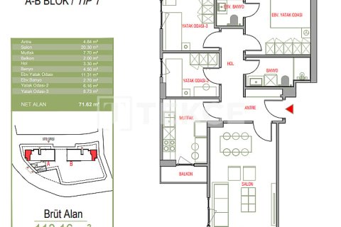Daire 1+1 İstanbul, Türkiye №217145 - 17