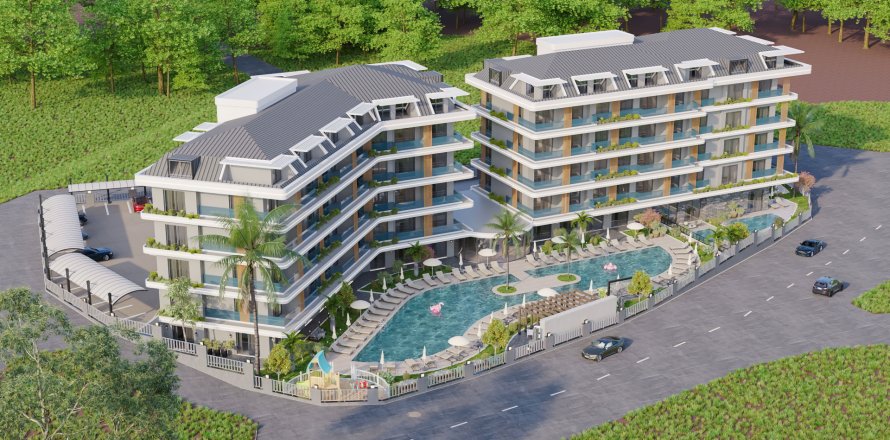 2+1 Leilighet i Oba, Antalya, Tyrkia Nr. 219104