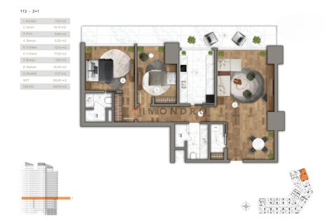 Daire  4+1  Sarıyer, İstanbul, Türkiye №221723 - 29