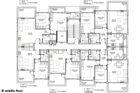 Penthouse for sale in Alanya, Antalya, Turkey, 3 bedrooms, 220m2, No. 215701 – photo 30