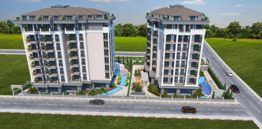 آپارتمان در  Alanya ، ترکیه 63 متر مربع.  شماره 94908
