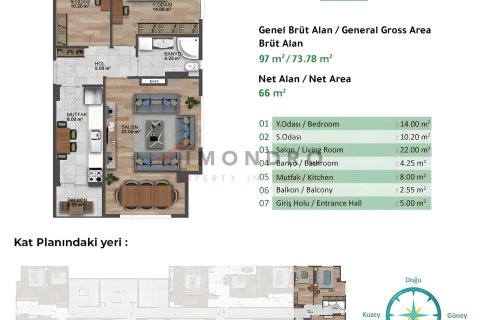 1+1 Wohnung in Küçükçekmece, Istanbul, Türkei Nr. 229036 - 10