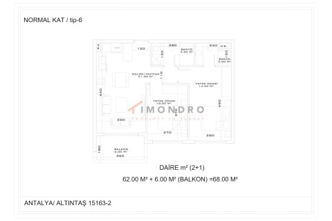Продажа квартиры в Аксу, Анталье, Турция 2+1, 106м2, №216990 – фото 24