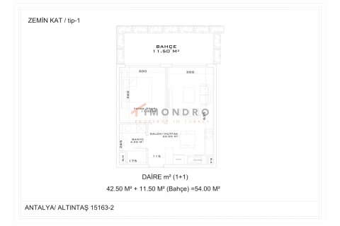 Продажа квартиры в Аксу, Анталье, Турция 2+1, 106м2, №216990 – фото 23