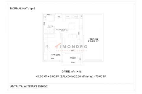 Продажа квартиры в Аксу, Анталье, Турция 2+1, 106м2, №216990 – фото 25
