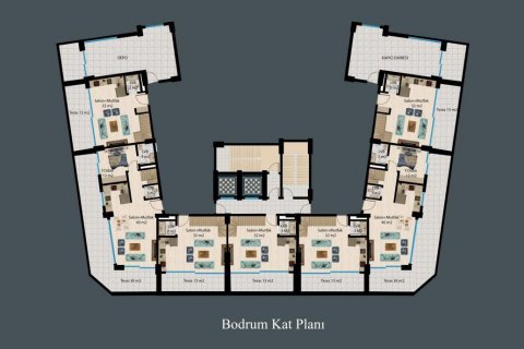 Wohnung in Demirtas, Alanya, Antalya, Türkei Nr. 94985 - 23