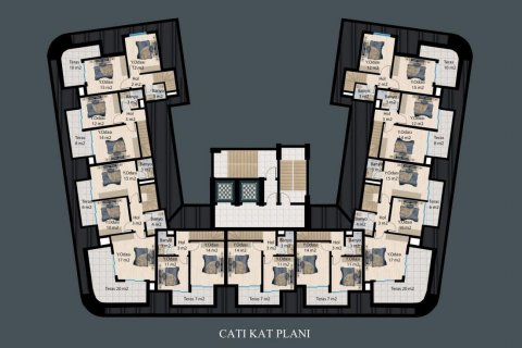 Wohnung in Demirtas, Alanya, Antalya, Türkei Nr. 94985 - 24