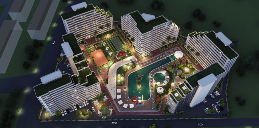3+1 Lägenhet i Mersin, Turkiet Nr. 92296