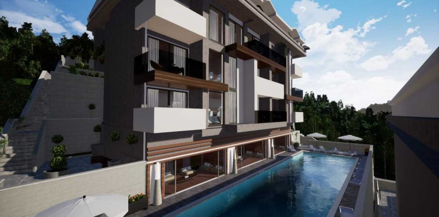 2+1 Lejlighed i City Highlight 1, Fethiye, Mugla, Tyrkiet Nr. 99352